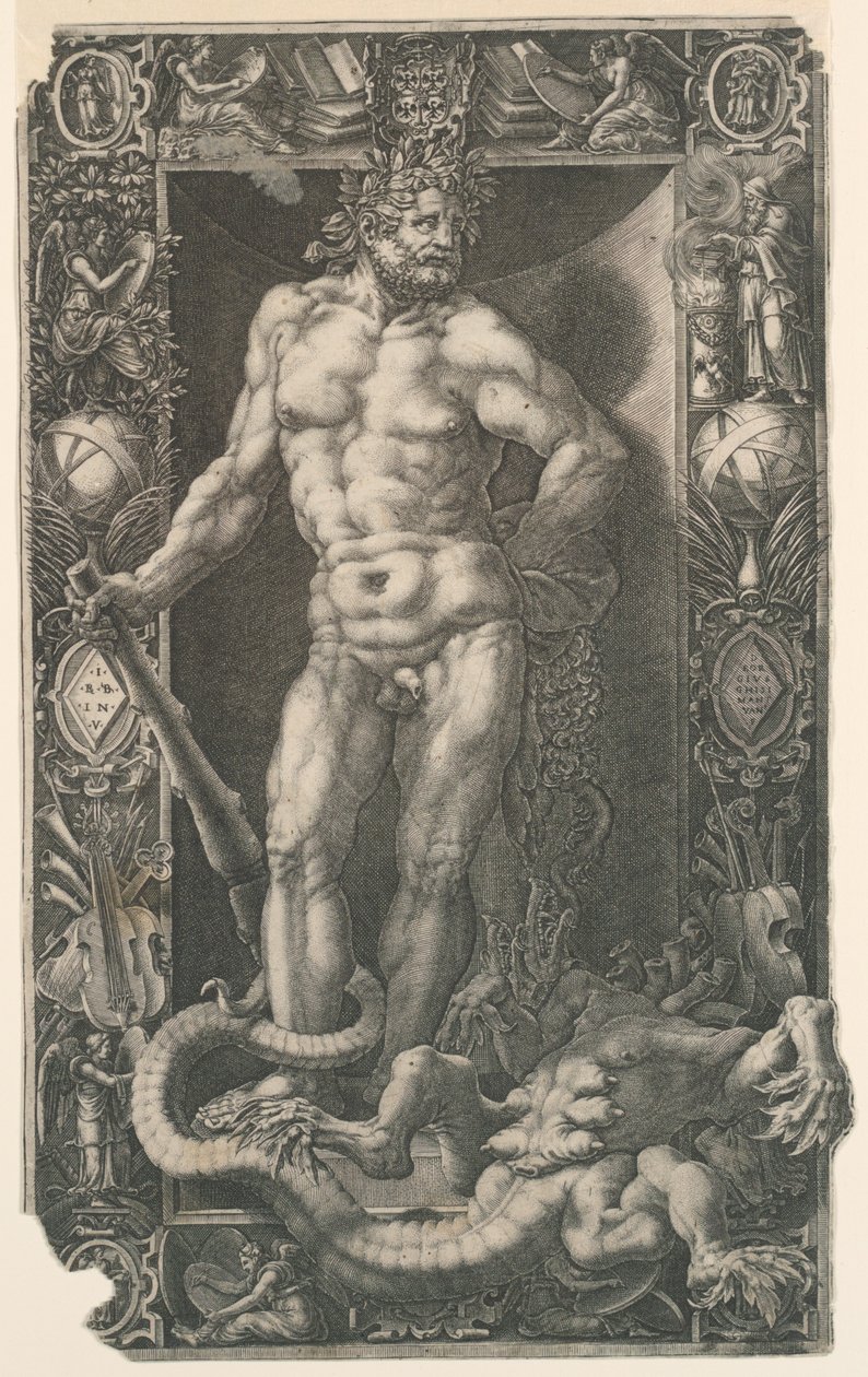 Hércules victorioso sobre la Hidra de Lerna de Unknown artist