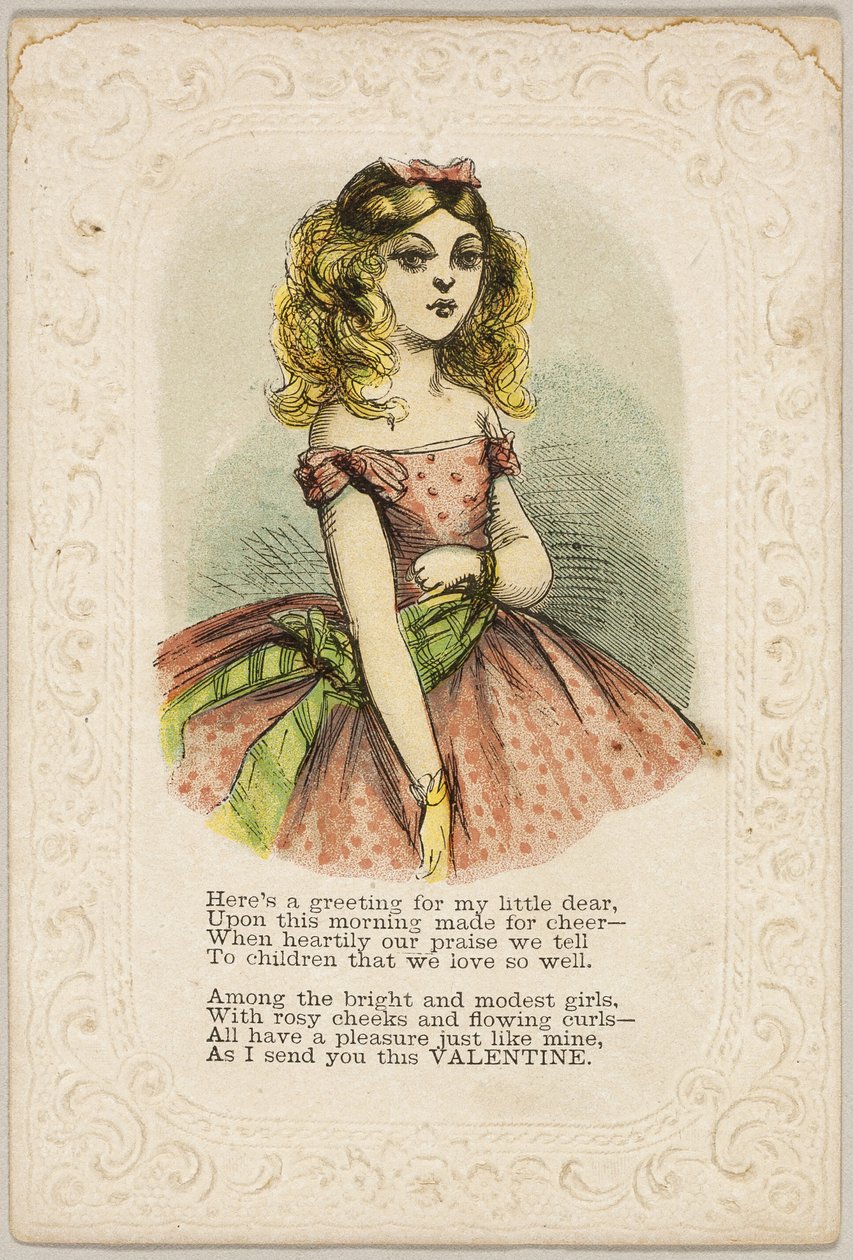 Un saludo para mi pequeña (San Valentín) de Unknown artist