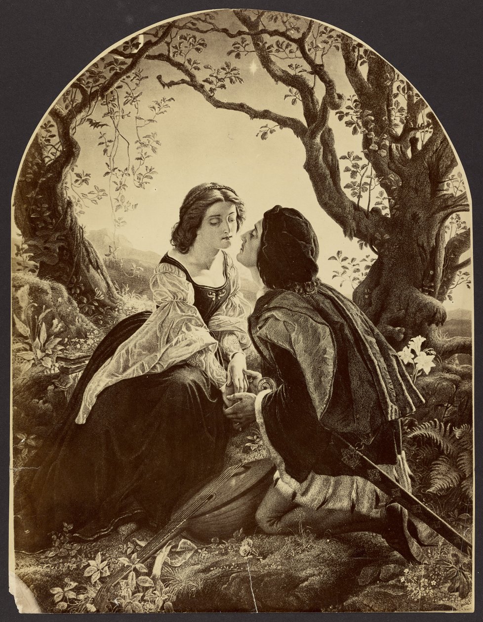 [Hesperus, la Estrella Vespertina, Sagrada para los Enamorados, 1855 por Sir Joseph Noel Paton] de Unknown artist