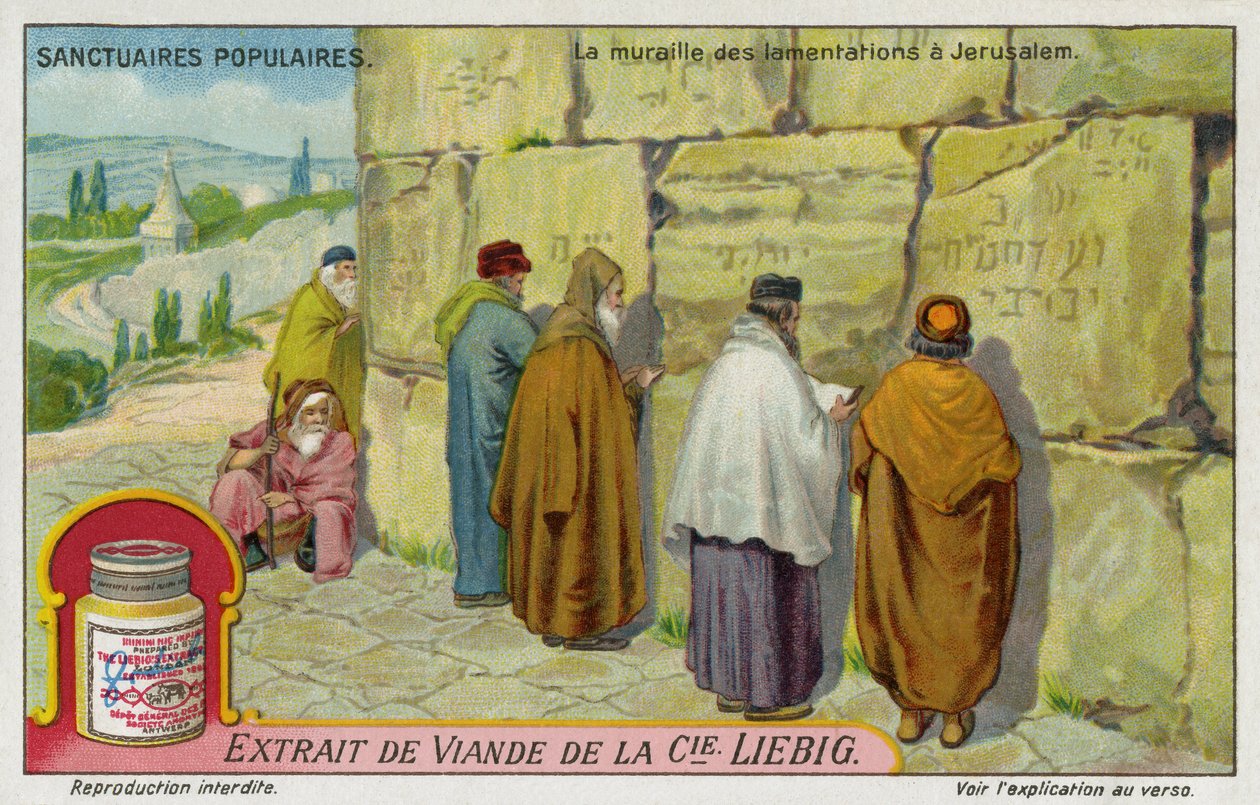 Santuarios sagrados, tarjeta de coleccionista Liebig 1924 de Unknown artist