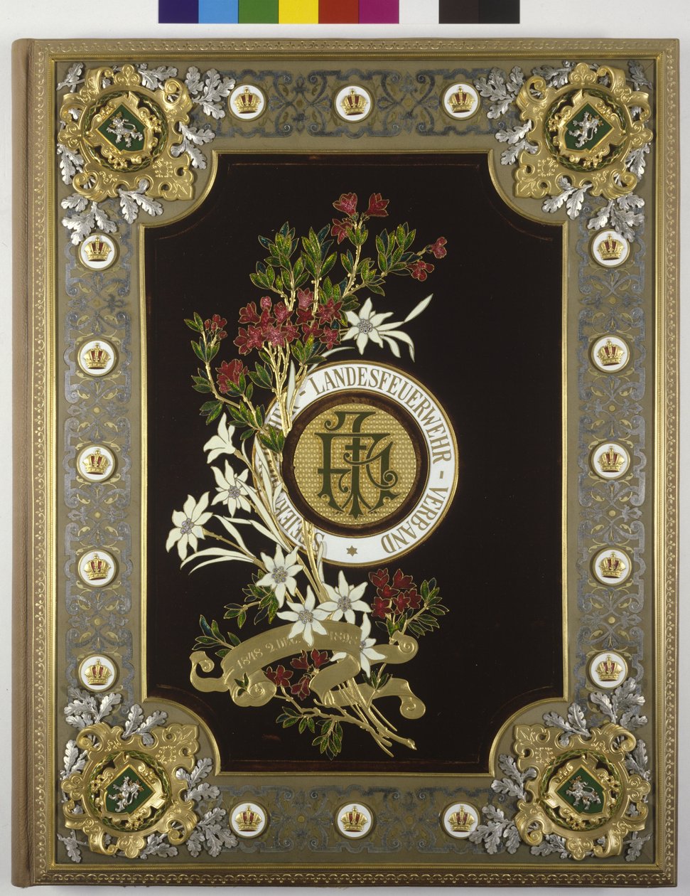 Homenaje con motivo del 50 aniversario del reinado del emperador Francisco José I.1898 (impresión) de Unknown artist