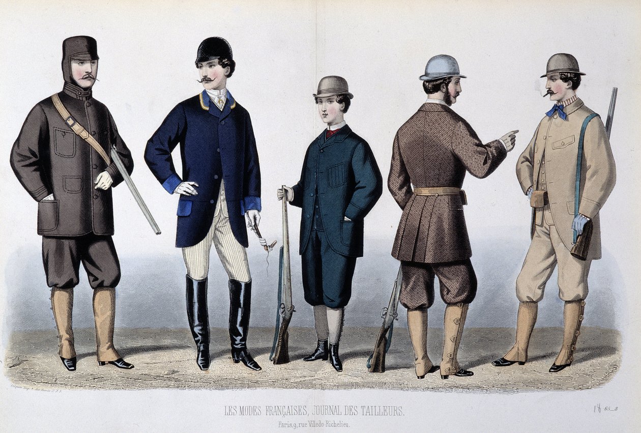 Trajes de caza, "Le Journal des tailors" de Unknown artist