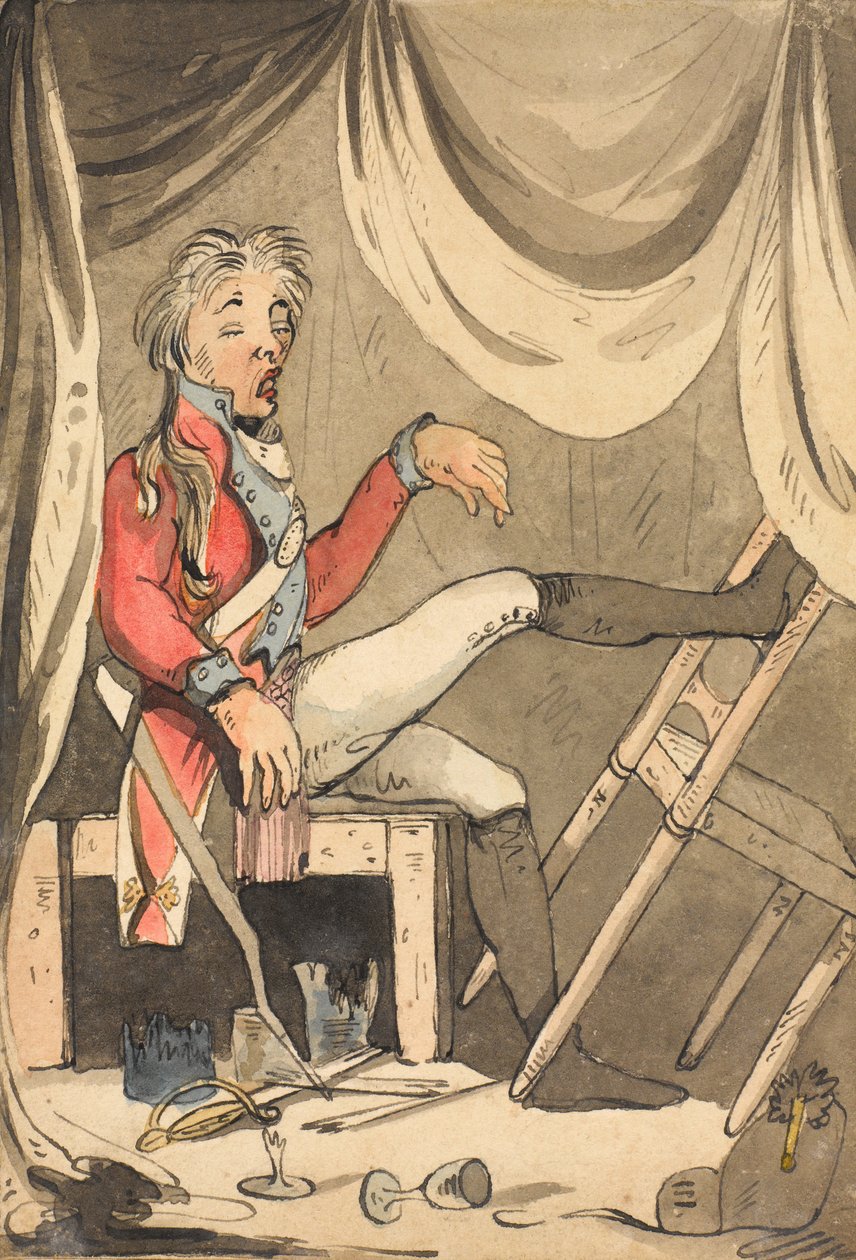Si alguien dice que estoy borracho de guardia - maldita sea, lo acomodaré con una patada - maldita sea, 1796 de Unknown