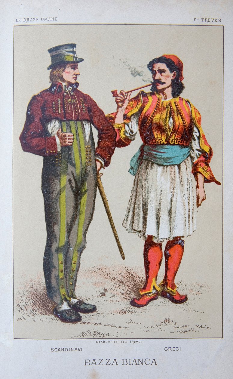 Ilustración de "La raza humana" de Louis Figuier de Unknown artist