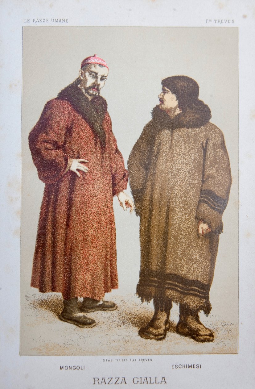 Ilustración de "La raza humana" de Louis Figuier de Unknown artist