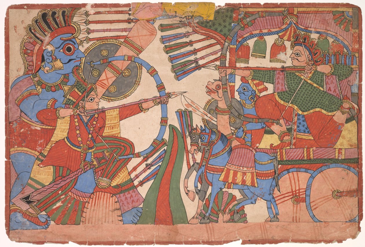 Ilustración para la mahabharata de Unknown artist