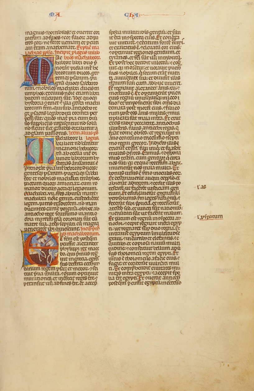 Inicial E: Dos caballeros luchando de Unknown artist