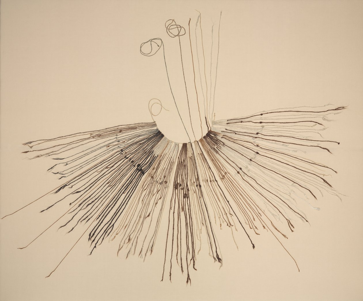 Inka Khipu (Dispositivo de grabación de fibra) de Unknown artist