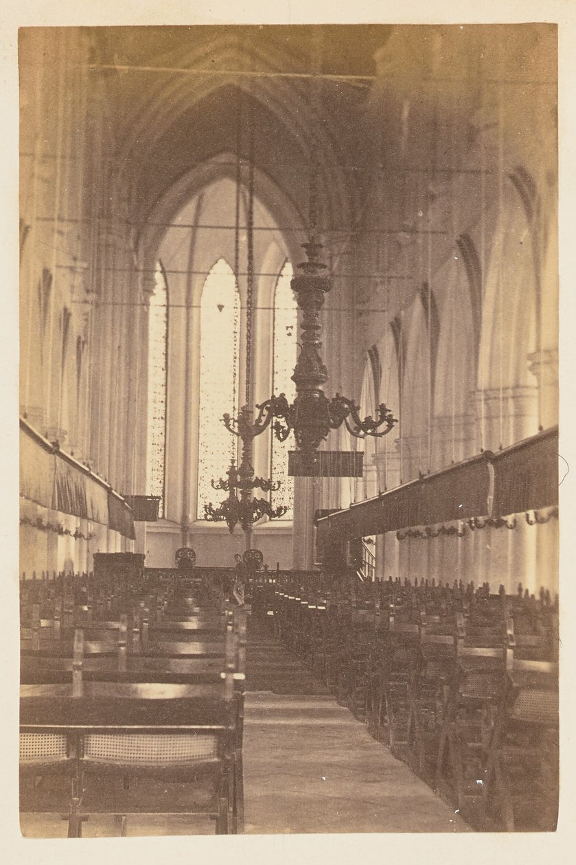 [Vista interior de una iglesia] de Unknown artist