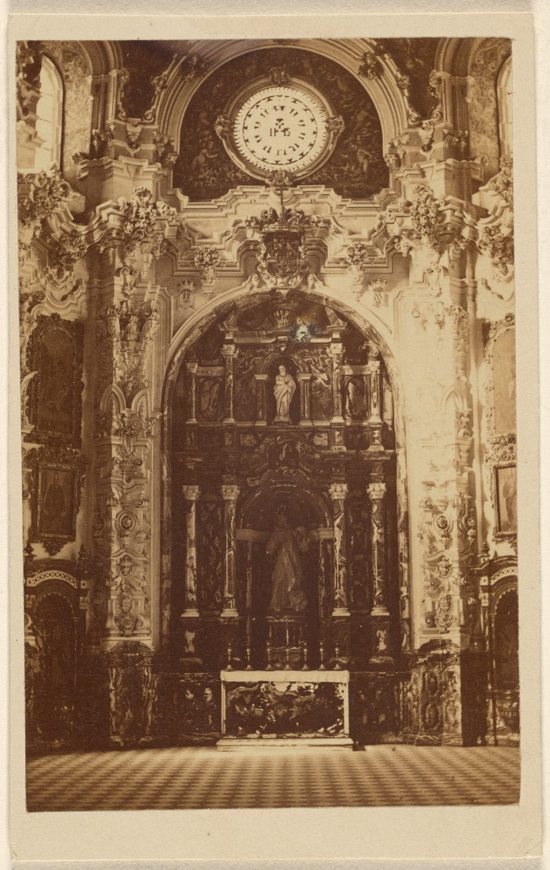 [Interior de una iglesia no identificada] de Unknown artist