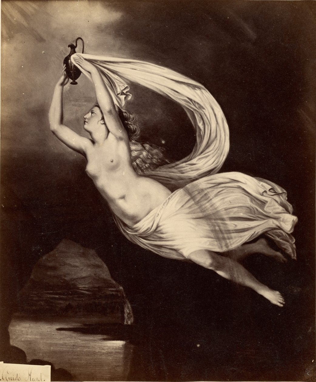 ["Iris llevando el agua del río Estigia al Olimpo para que los dioses la juren" tras Guy Head] de Unknown artist