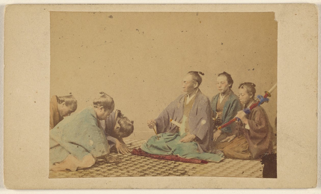 Altos oficiales japoneses. de Unknown artist