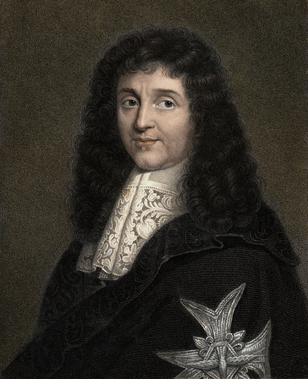 Jean Baptiste (Jean-Baptiste) Colbert 1619-1683 - grabado - siglo XIX de Unknown artist