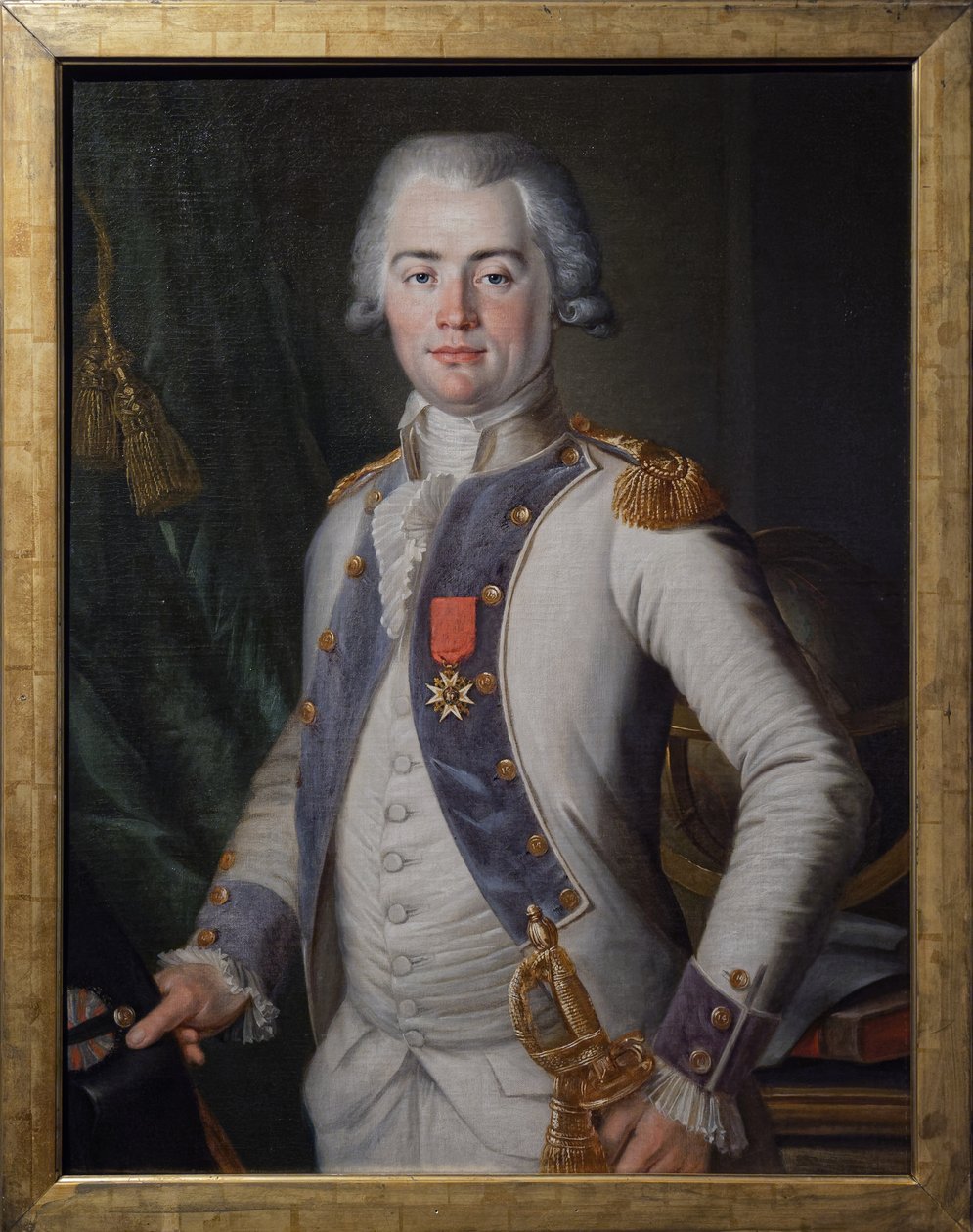 Jean Louis de Lostanges, capitán de infantería, c.1789-91 de Unknown artist