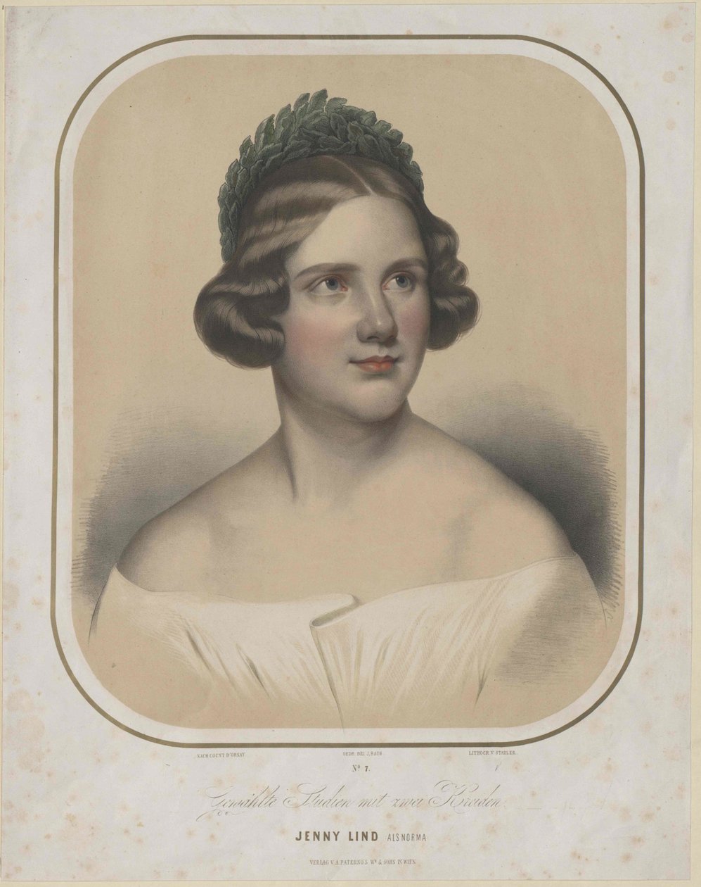 Jenny Lind (imprimir) de Unknown artist