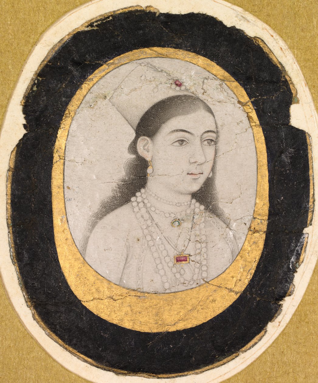 Jewel Portrait of a Young Girl de Unknown artist