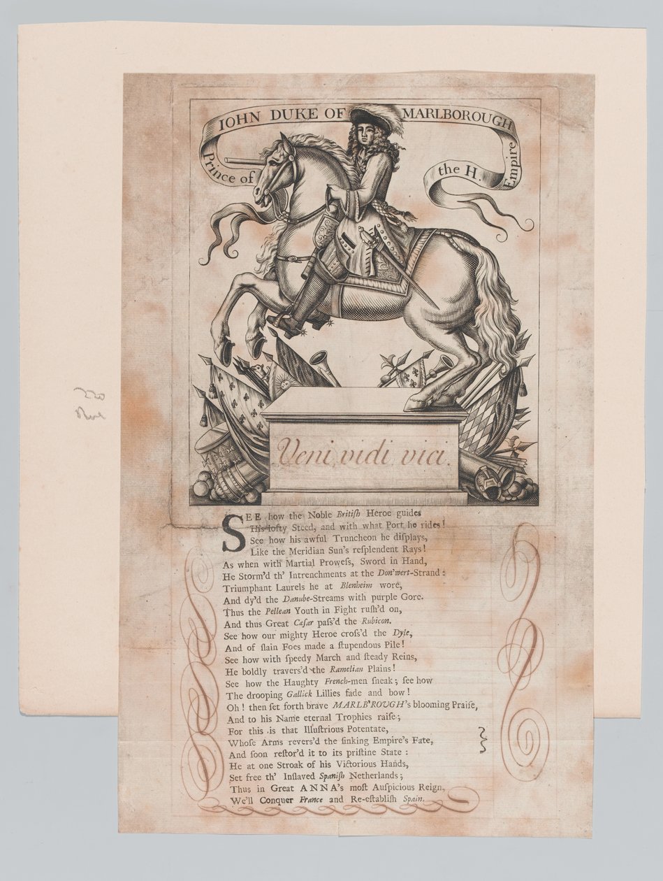 John Duque de Marlborough Príncipe del Imperio H. de Unknown artist