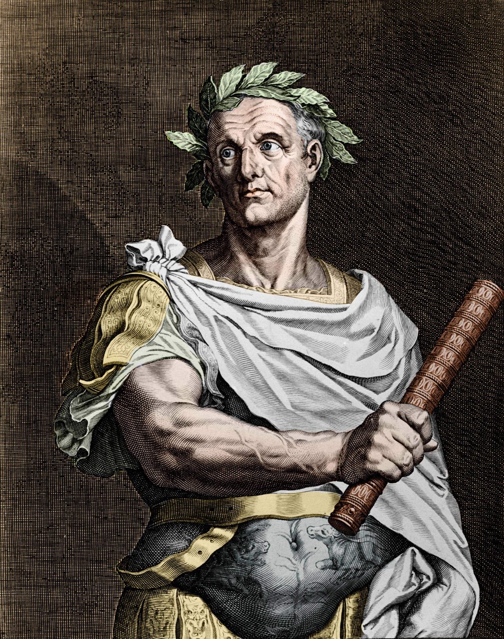 Julio César (101-44 a.C.), estadista romano de Unknown artist