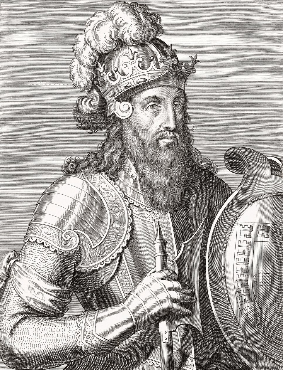 Rey Alfonso III de Portugal. Retrato. de Unknown artist