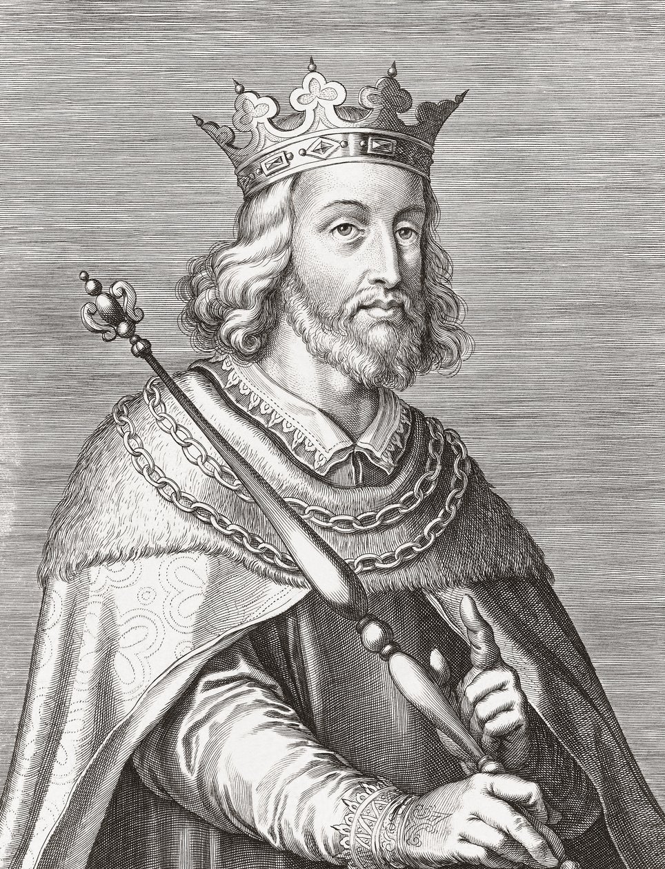 Rey Fernando I de Portugal. Retrato. de Unknown artist