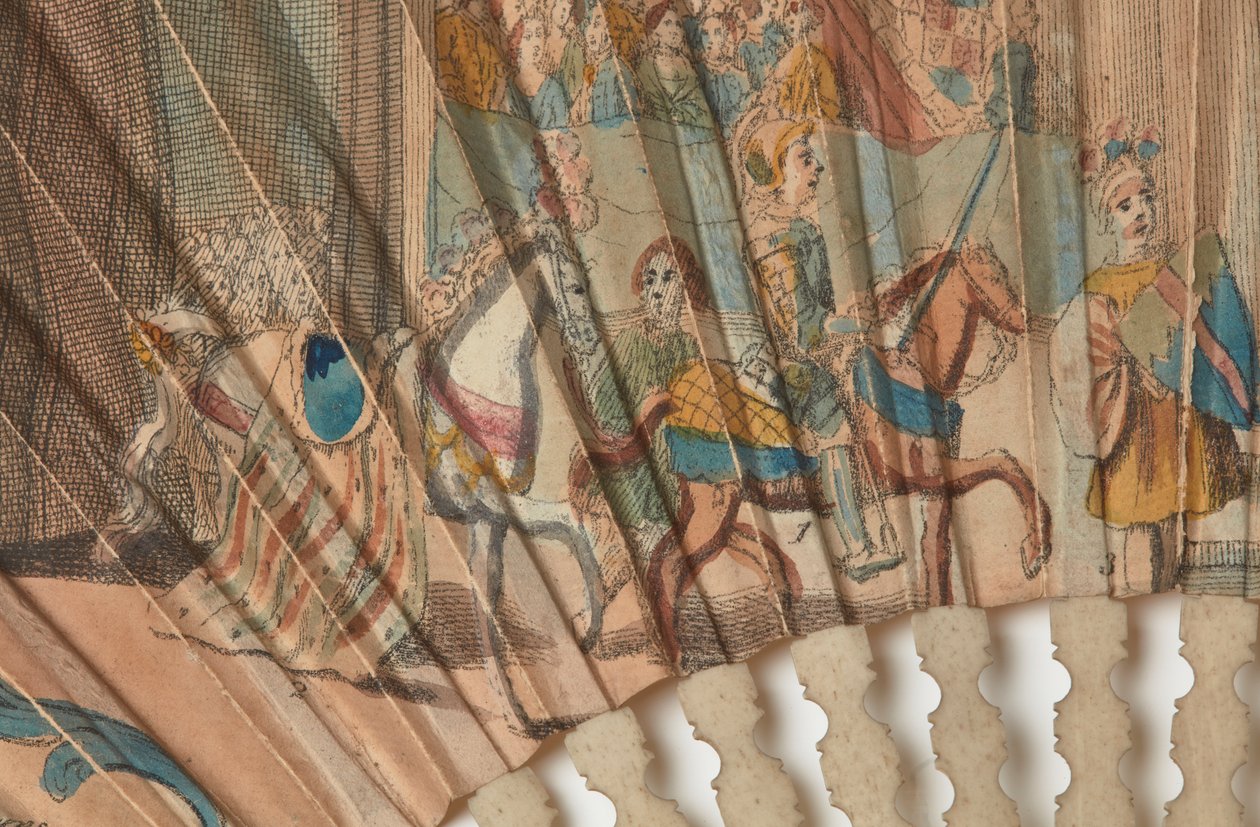 Abanico de la coronación del rey Jorge III de Unknown artist
