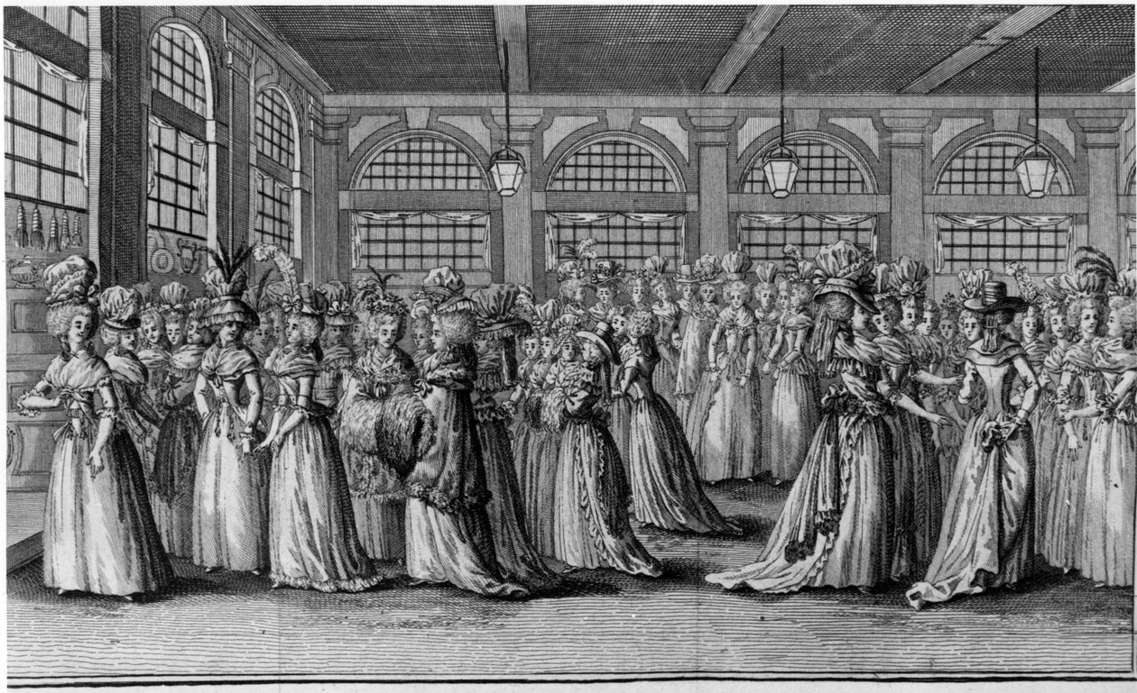 La columnata - en "Las hijas del Palacio Real", frontispicio, vol. III, ed. Londres de Unknown artist