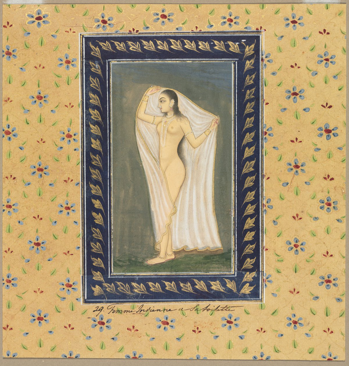 Señora después de un baño de Unknown artist
