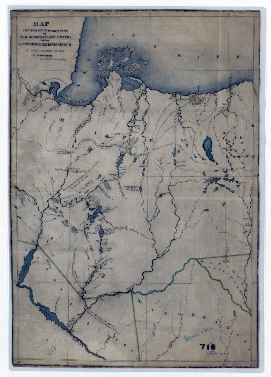Lago Superior y Mississippi de Unknown artist