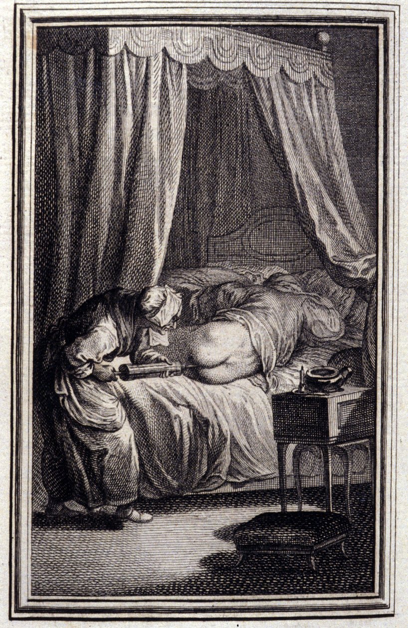 Le remede - en “Tales et nouvelles en vers” de Jean La Fontaine. 1762. de Unknown artist