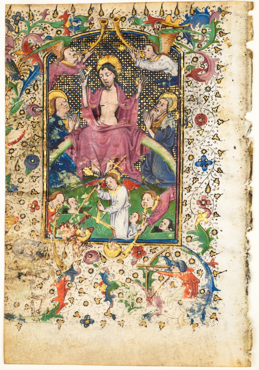 Leaf from a Book of Hours: The Last Judgment de Unknown artist