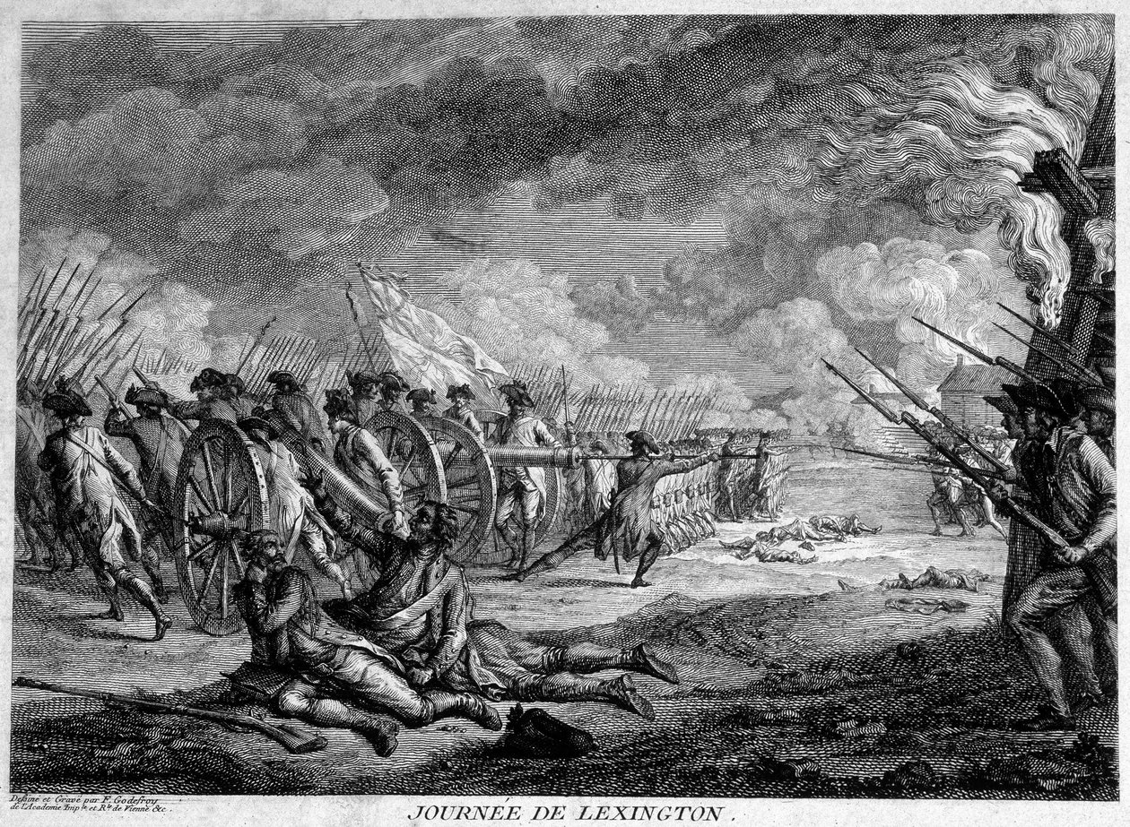Día de Lexington (Massachusetts, EE.UU.), 19 de abril de Unknown artist