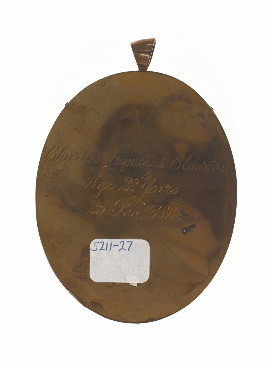 Teniente Charles Augustus Elderton (1789-1841), 9ª Infantería Nativa de Madrás, 25 de febrero de 1811 de Unknown artist