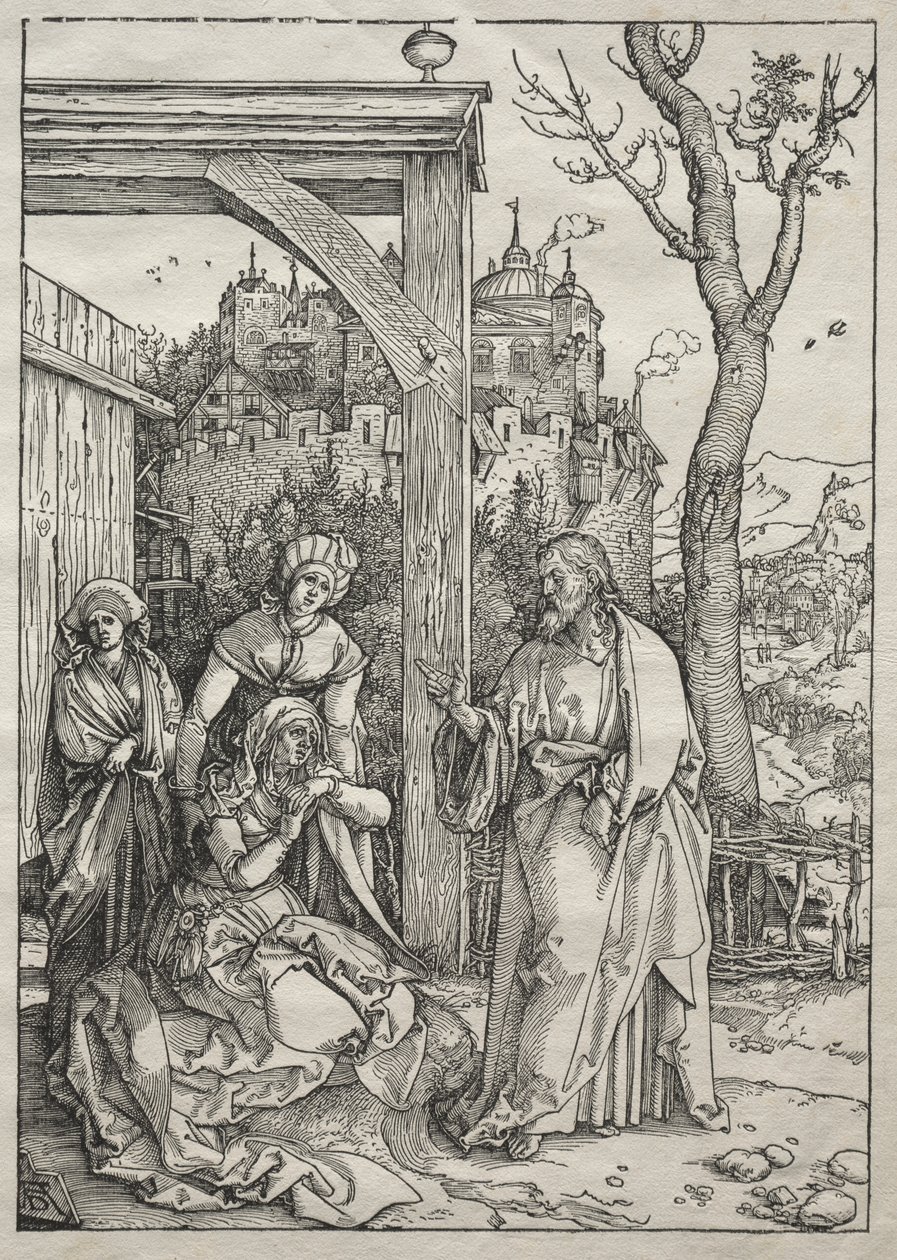 Vida de la Virgen: Cristo despidiéndose de su madre de Unknown artist