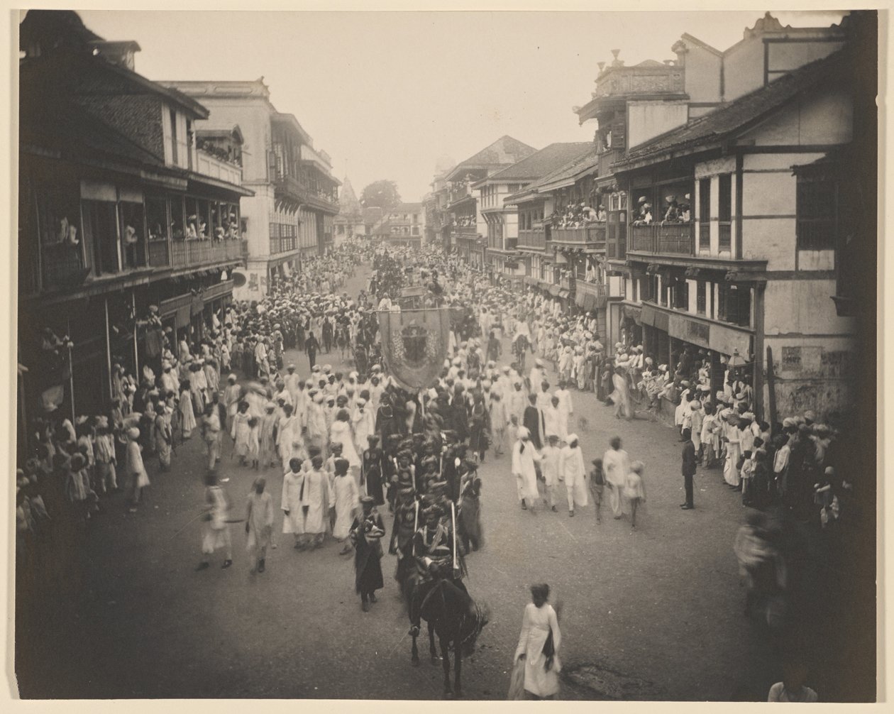 Procesión de llegada de Lord Tawhurst por Lord Harris Road de Unknown artist