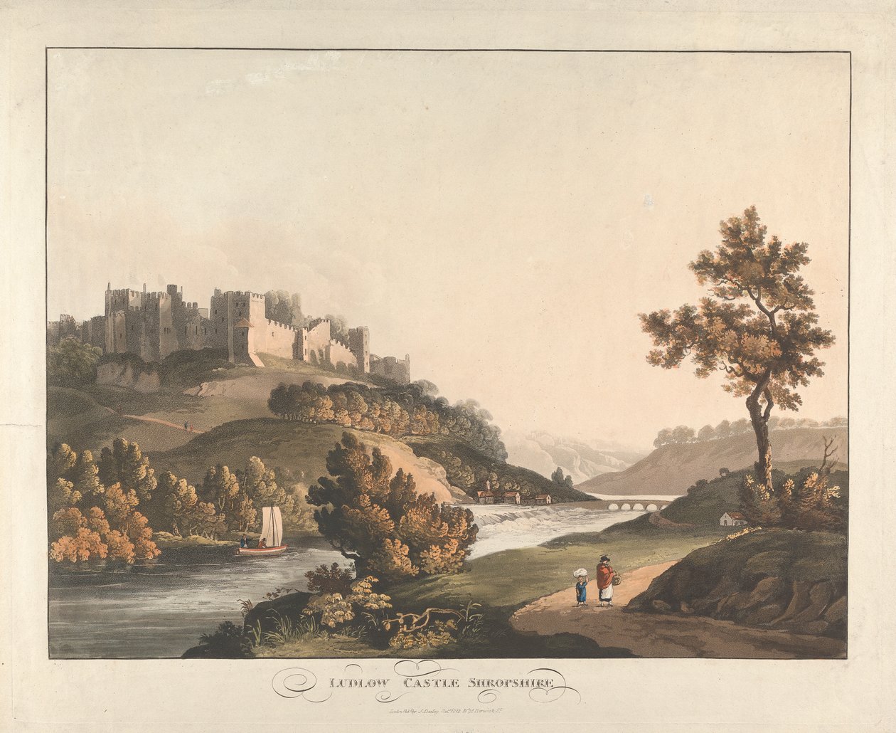 Castillo de Ludlow, Shropshire de Unknown artist