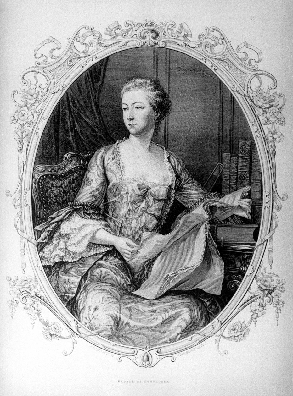 Madame de Pompadour, Jeanne Antoinette Poisson (1721-1764) (Marquesa de Pompadour) de Unknown artist