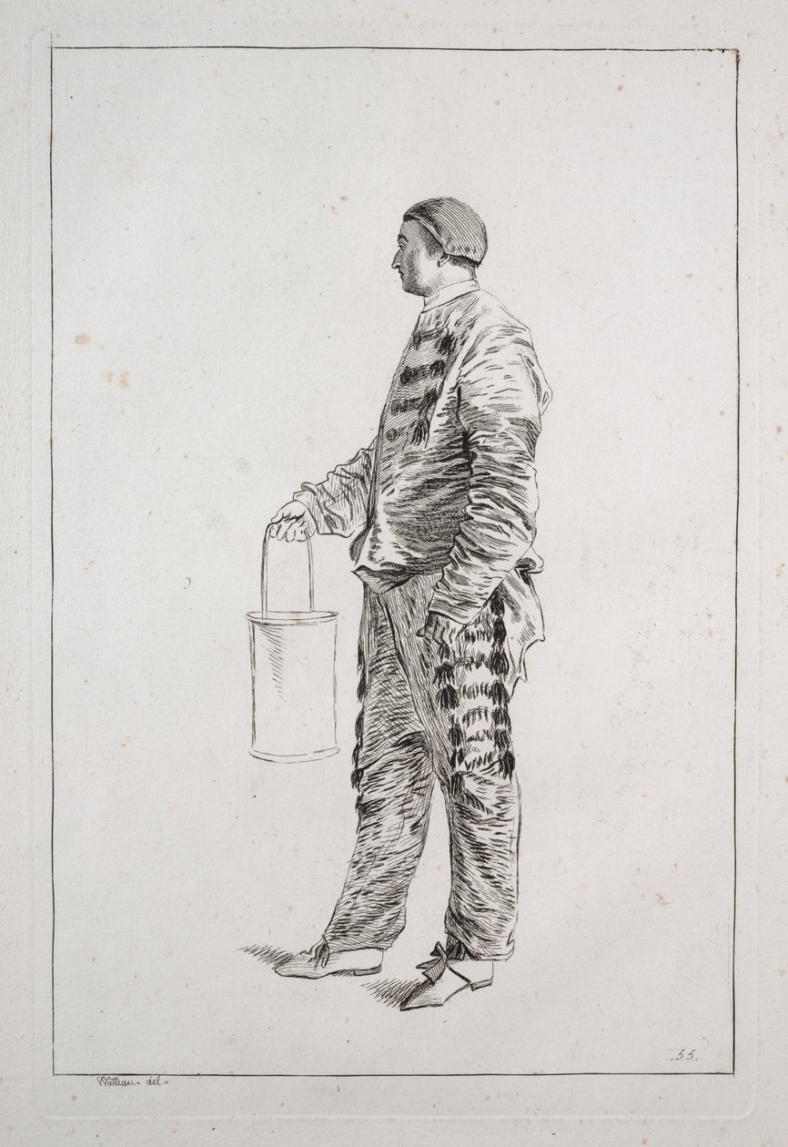 Hombre de pie de Unknown artist