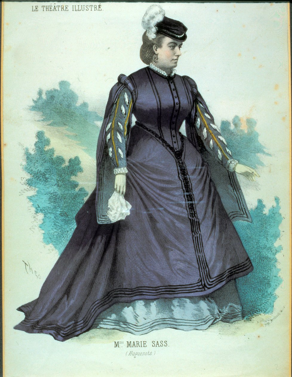 Marie SASS (Soprano belga de Unknown artist