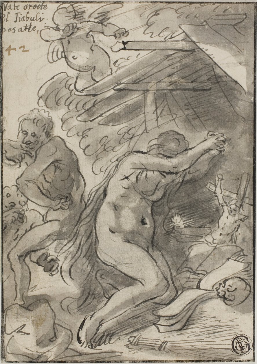 María Magdalena en el desierto de Unknown artist
