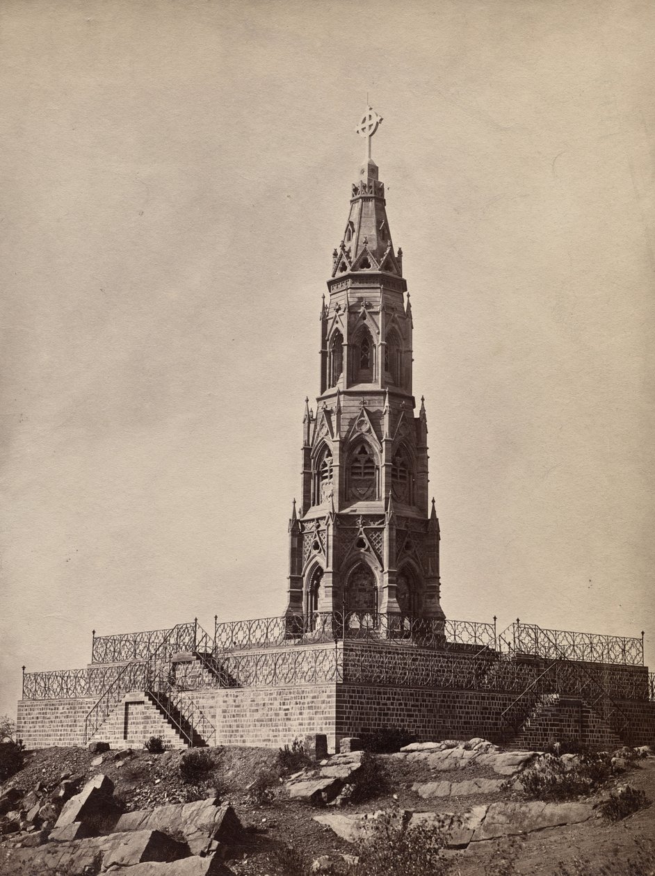 Monumento conmemorativo de los soldados británicos en 1859 de Unknown artist