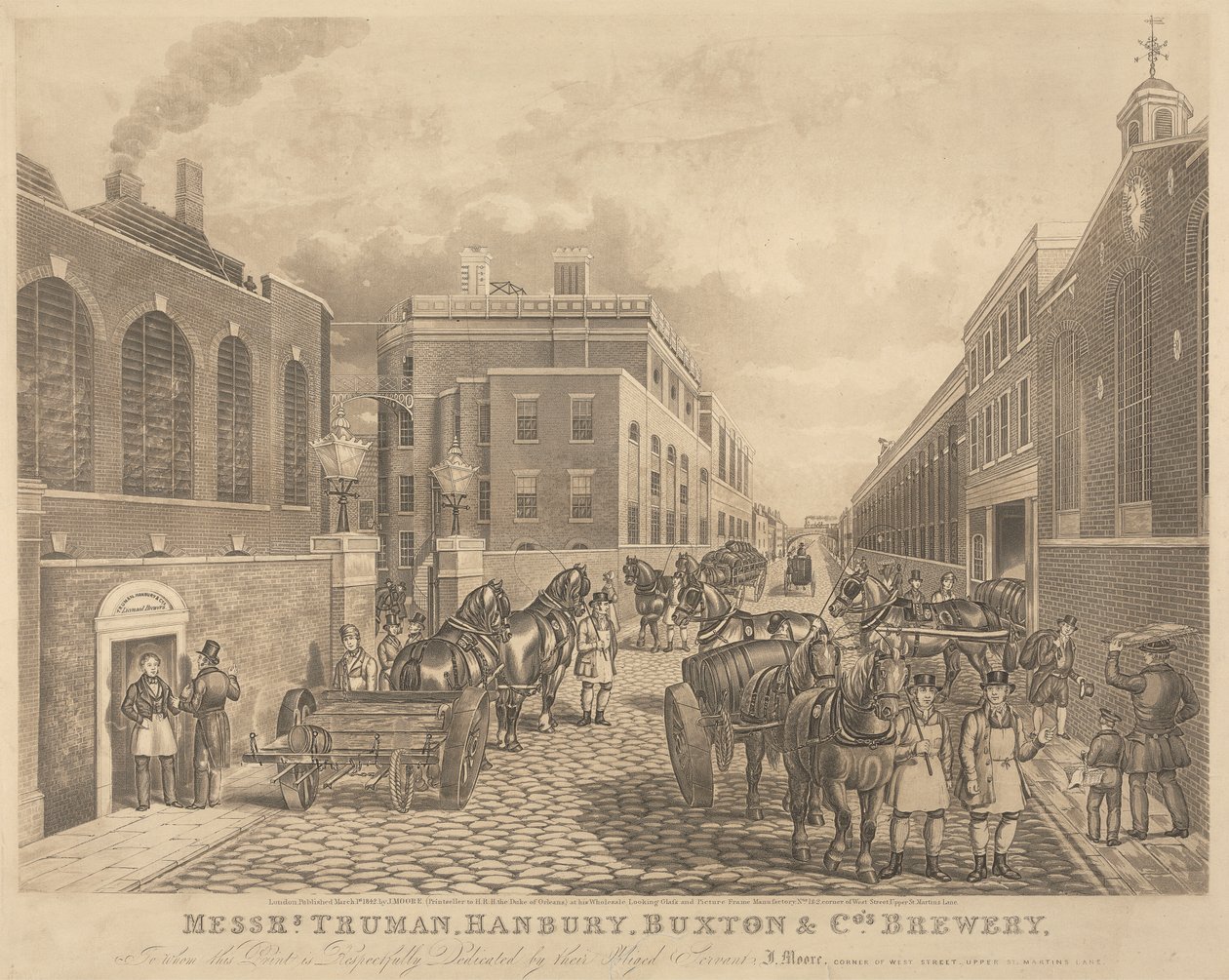 Cervecería de los Sres. Truman, Hanbury, Burton & Co. de Unknown artist
