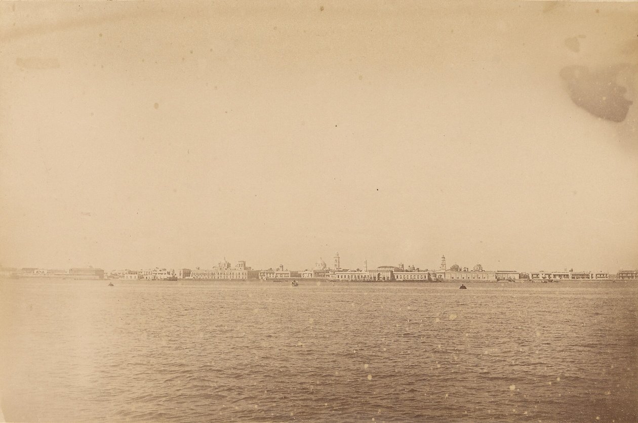 México. Vera Cruz vista desde el mar de Unknown artist