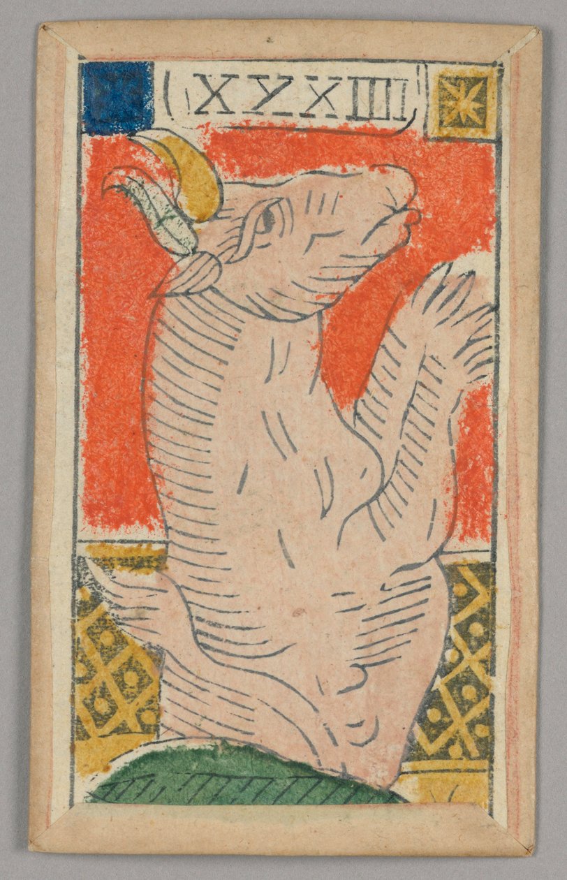 Carta de juego Minchiate (Tarot) de Unknown artist