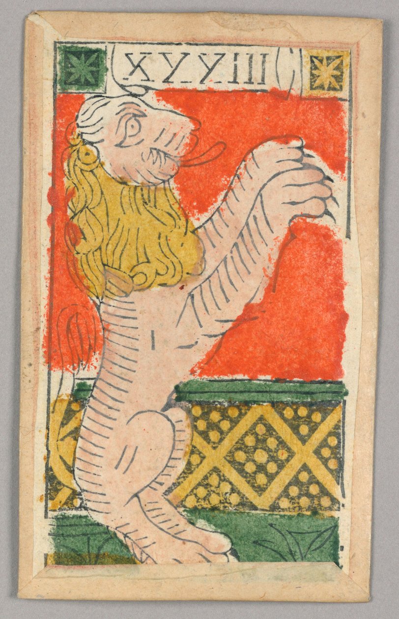 Carta de juego Minchiate (Tarot) de Unknown artist