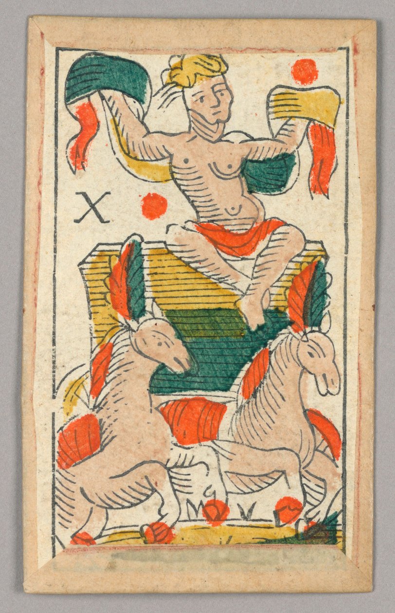 Carta de juego Minchiate (Tarot) de Unknown artist