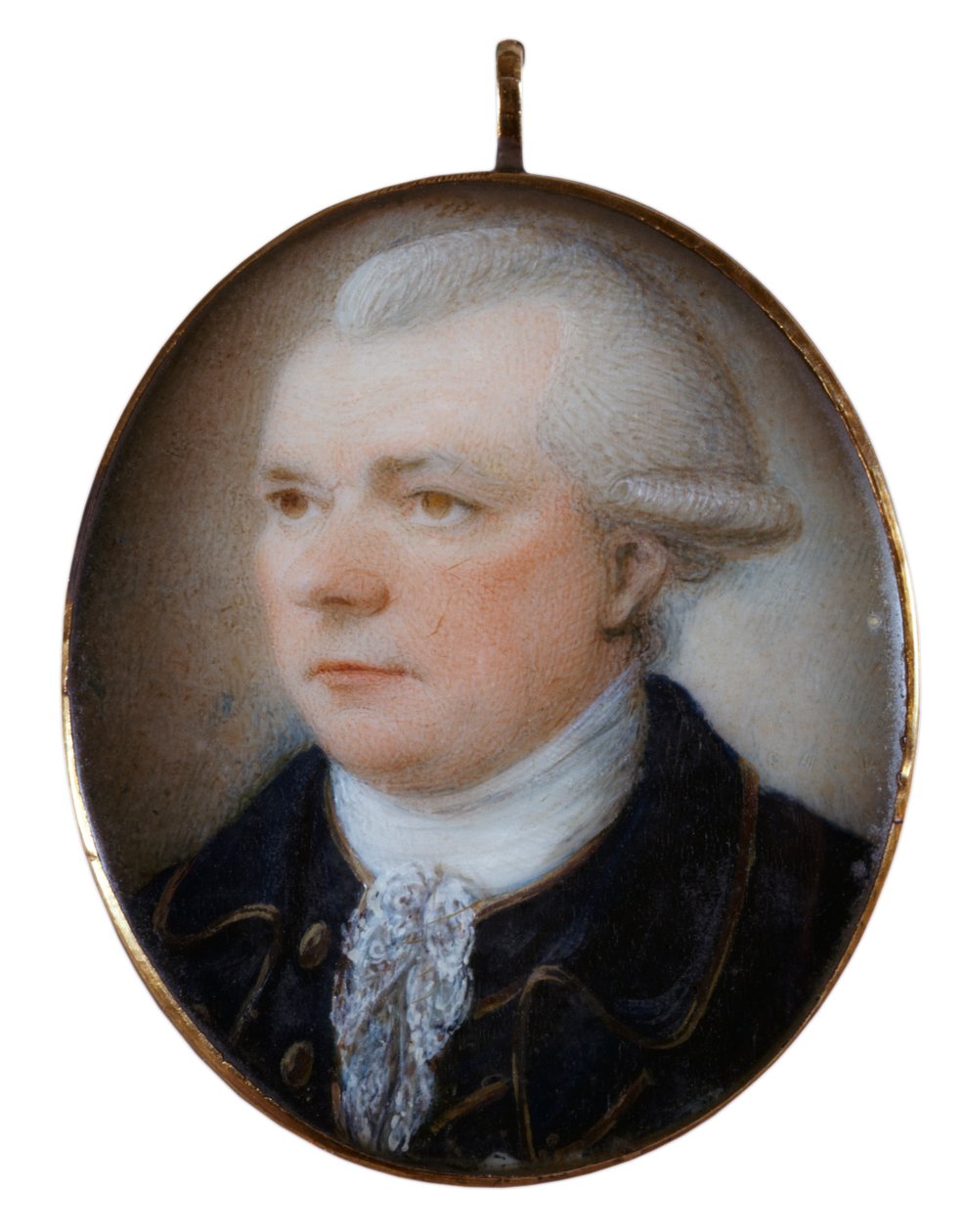 Retrato en miniatura del Capitán John Coxon de Unknown artist