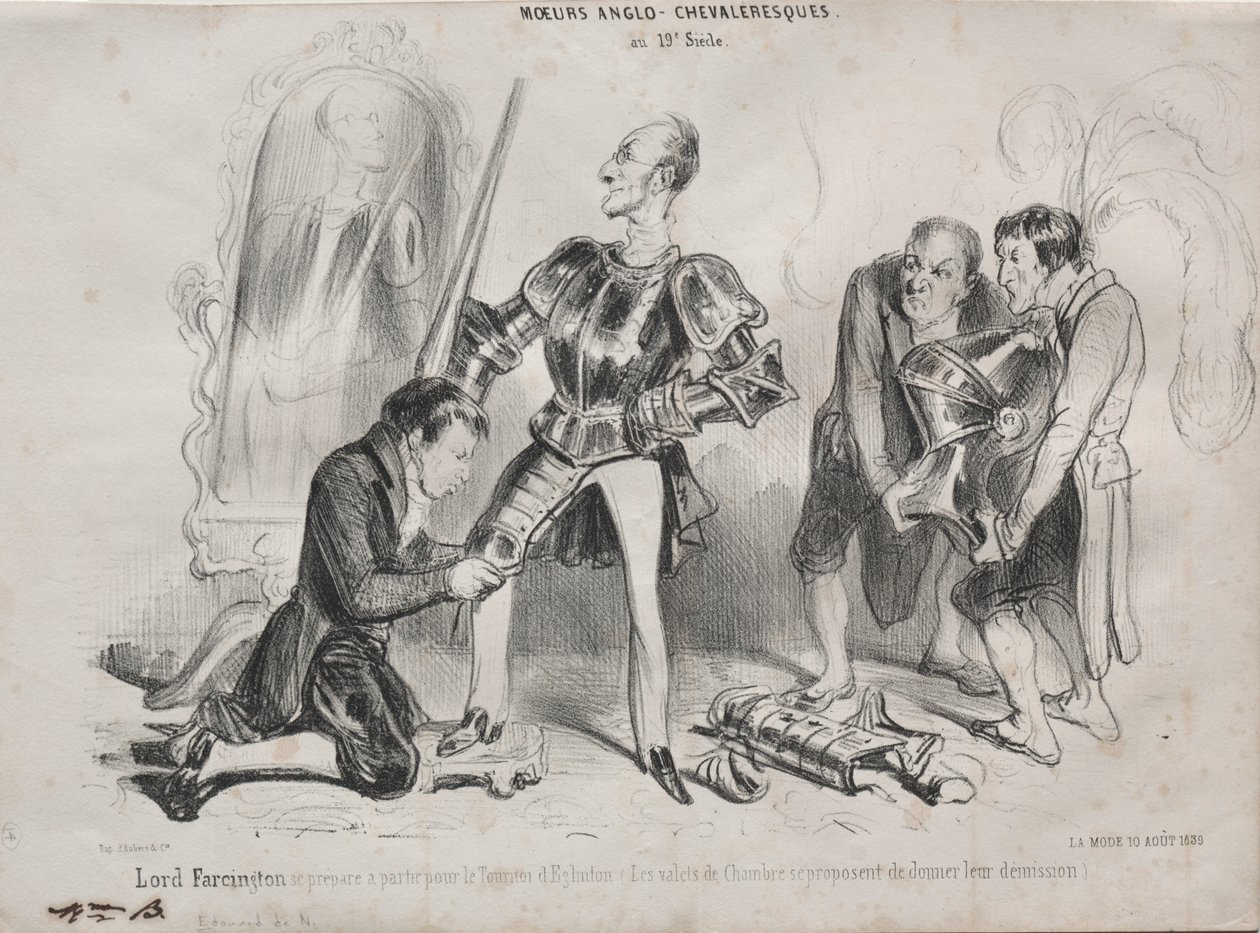 Costumbres anglo-caballerescas de Unknown artist
