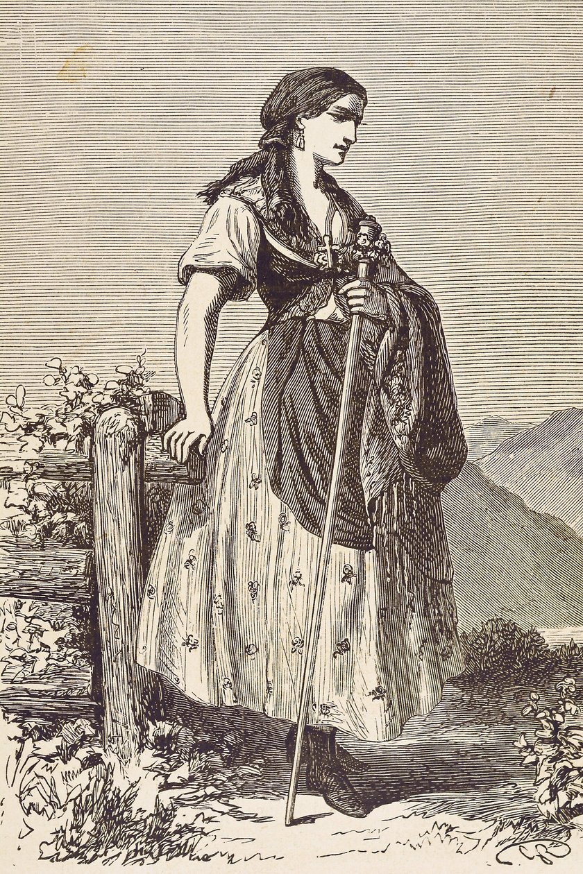 Moravia mujer de Unknown artist