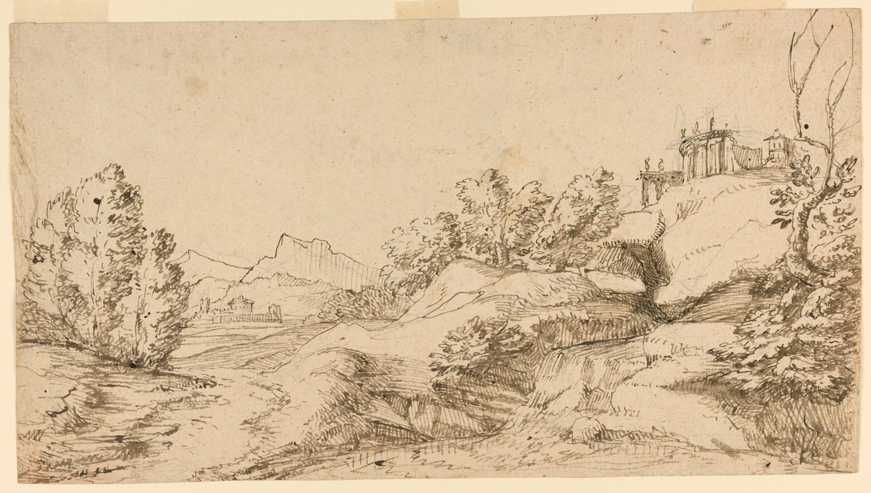 Paisaje montañoso de Unknown artist