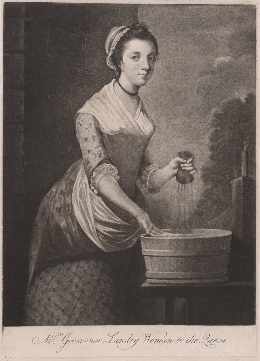 Sra. Grosvenor Lavandera de la Reina de Unknown artist